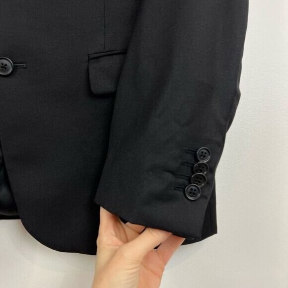 Ellie Tahari Men’s 41L Black Classic Fit Suit Jacket 2 Button Work Chic Formal - Picture 8 of 14
